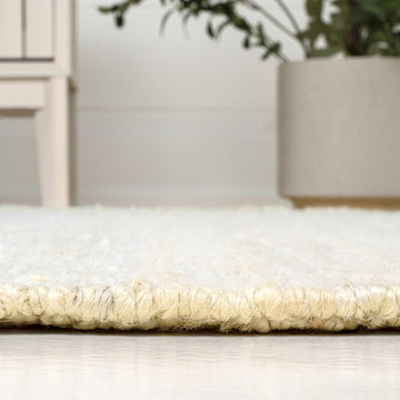 Griffin Rustic Farmhouse Woven Jute Solid Area Rug